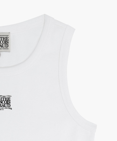 MARITHE + FRANCOIS GIRBAUD(マリテフランソワジルボー)の「W RIBBON CLASSIC LOGO SLEEVELESS(Tシャツ/カットソー・レディース・White/Black/ヘザーグレー・SMALL/MEDIUM)」の8枚目の写真