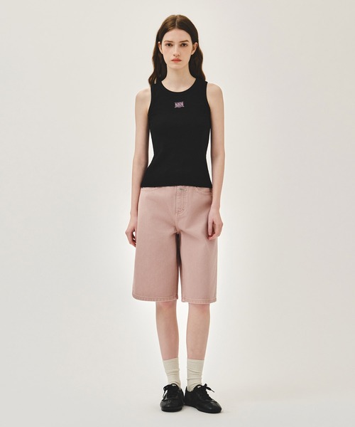 MARITHE + FRANCOIS GIRBAUD(マリテフランソワジルボー)の「W RIBBON CLASSIC LOGO SLEEVELESS(Tシャツ/カットソー・レディース・White/Black/ヘザーグレー・SMALL/MEDIUM)」の12枚目の写真