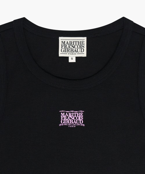 MARITHE + FRANCOIS GIRBAUD(マリテフランソワジルボー)の「W RIBBON CLASSIC LOGO SLEEVELESS(Tシャツ/カットソー・レディース・White/Black/ヘザーグレー・SMALL/MEDIUM)」の15枚目の写真