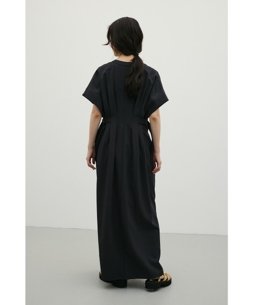 STYLEMIXER(スタイルミキサー)の「サイドバックルベルトワンピース(ワンピース・レディース・チャコールグレー/ライトベージュ・SMALL/MEDIUM)」の8枚目の写真