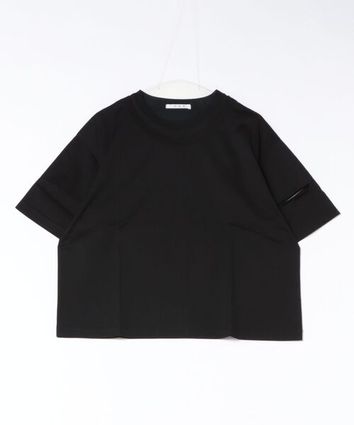 H.A.K(ハク)の「ウルティマハイゲージ天竺スリットスリーブTシャツ(Tシャツ/カットソー・レディース・ブラック/ライトグレー/カーキ・FREE)」の7枚目の写真