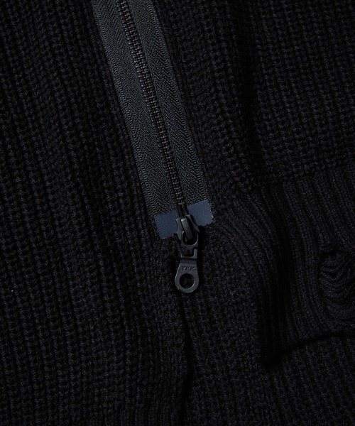 VIRGOwearworks（ヴァルゴウェアワークス）の「FRAYSHIFT CARDIGAN（カーディガン/ボレロ・メンズ・ブラック/オレンジ/オリーブドラブ・2/3/4）」の9枚目の写真