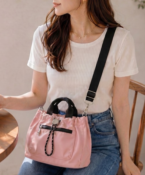 ドロストナイロン2WAYショルダー バッグ/BAG