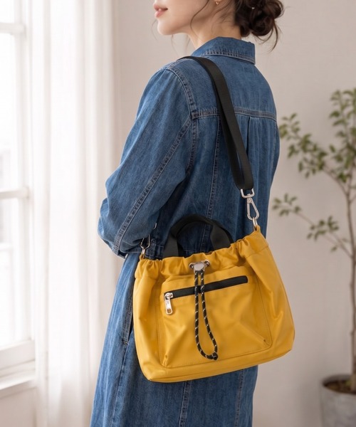 ドロストナイロン2WAYショルダー バッグ/BAG