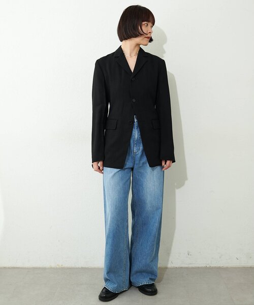 Whim Gazette(ウィムガゼット)の「【GEMINI】コンビジャケット(テーラードジャケット・レディース・ブラック/ホワイト系その他・FREE)」の22枚目の写真