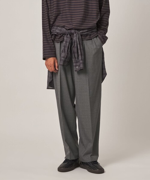Steven Alan(スティーブンアラン)の「<Steven Alan> TW ハウンドトゥース チェック イン ツープリーツ ドレス トラウザーズ II(スラックス・メンズ・グレー・S/XL/L/M)」の3枚目の写真