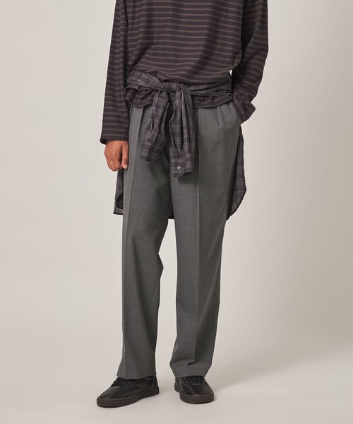 Steven Alan(スティーブンアラン)の「<Steven Alan> TW ハウンドトゥース チェック イン ツープリーツ ドレス トラウザーズ II(スラックス・メンズ・グレー・S/XL/L/M)」の5枚目の写真
