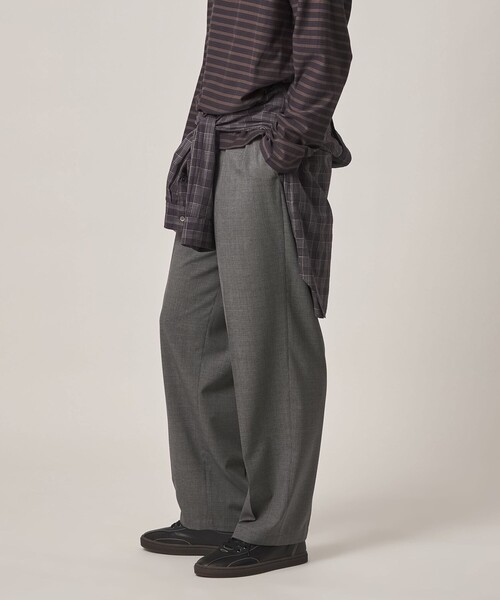 Steven Alan(スティーブンアラン)の「<Steven Alan> TW ハウンドトゥース チェック イン ツープリーツ ドレス トラウザーズ II(スラックス・メンズ・グレー・S/XL/L/M)」の6枚目の写真