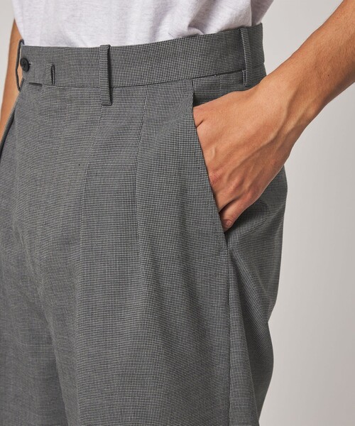Steven Alan(スティーブンアラン)の「<Steven Alan> TW ハウンドトゥース チェック イン ツープリーツ ドレス トラウザーズ II(スラックス・メンズ・グレー・S/XL/L/M)」の12枚目の写真