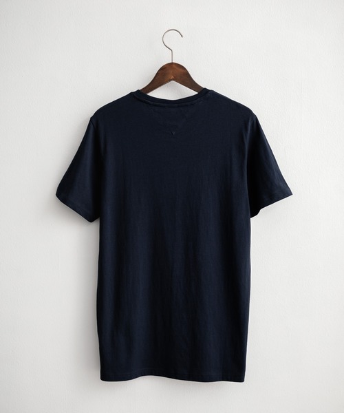 TOMMY HILFIGER（トミーヒルフィガー）の「TOMMY HILFIGER レギュラーフィットスリムバッジロゴプリント半袖Tシャツ（Tシャツ/カットソー・メンズ・ブラック/ネイビー/ホワイト・M/L/S）」の20枚目の写真