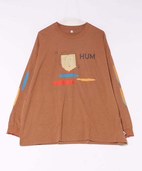 MARKEY'S(マーキーズ)の「袖リブビッグ長袖Tシャツ/おとな(Tシャツ/カットソー・レディース・ライトピンク/クリーム/イエロー/ブラウン・160cm)」の2枚目の写真