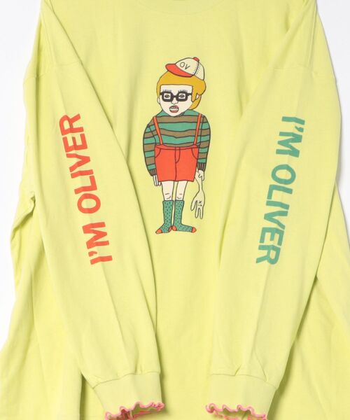 MARKEY'S(マーキーズ)の「袖リブビッグ長袖Tシャツ/おとな(Tシャツ/カットソー・レディース・ライトピンク/クリーム/イエロー/ブラウン・160cm)」の17枚目の写真
