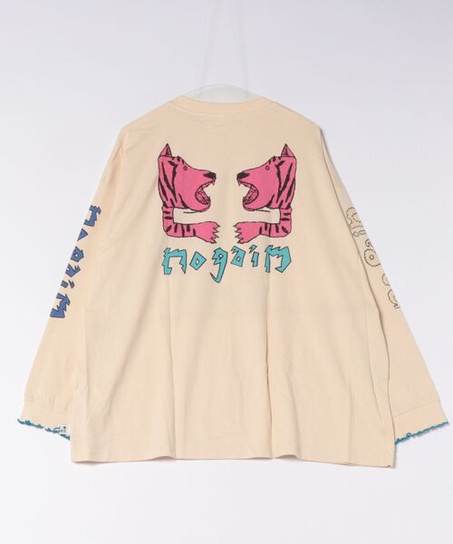 MARKEY'S(マーキーズ)の「袖リブビッグ長袖Tシャツ/おとな(Tシャツ/カットソー・レディース・ライトピンク/クリーム/イエロー/ブラウン・160cm)」の19枚目の写真