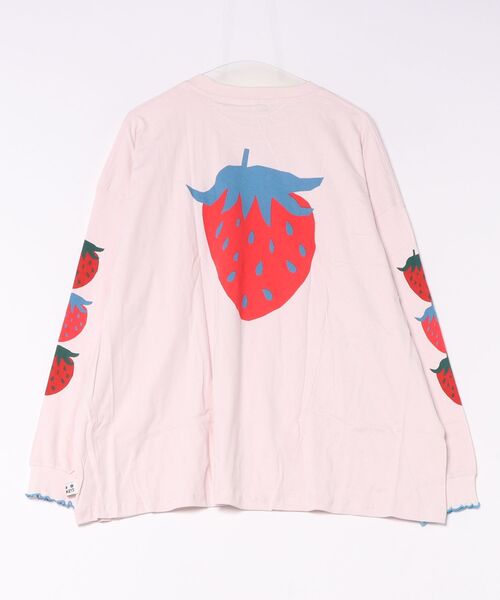 MARKEY'S(マーキーズ)の「袖リブビッグ長袖Tシャツ/おとな(Tシャツ/カットソー・レディース・ライトピンク/クリーム/イエロー/ブラウン・160cm)」の22枚目の写真