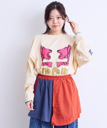 MARKEY'S | 袖リブビッグ長袖Tシャツ/おとな(Tシャツ/カットソー)