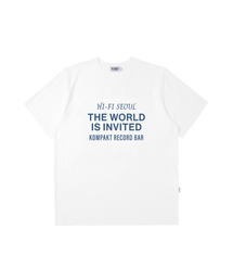 Kompakt Record Bar（コンパクトレコードバー）の「2026 Multi Logo T-shirt - White（Tシャツ/カットソー）」