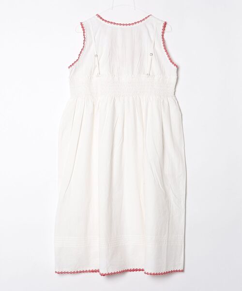 INDIA IS BEAUTIFUL(インディアイズビューティフル)の「INDIA IS BEAUTIFUL/CAMSOLE LAYERED ONEPIECE(ワンピース・レディース・ホワイト・ONE SIZE)」の10枚目の写真