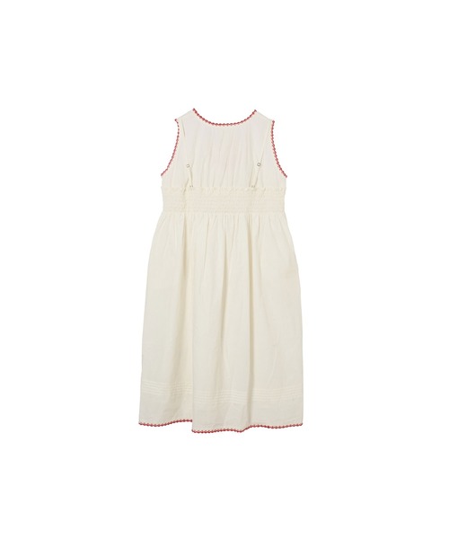 INDIA IS BEAUTIFUL(インディアイズビューティフル)の「INDIA IS BEAUTIFUL/CAMSOLE LAYERED ONEPIECE(ワンピース・レディース・ホワイト・ONE SIZE)」の3枚目の写真