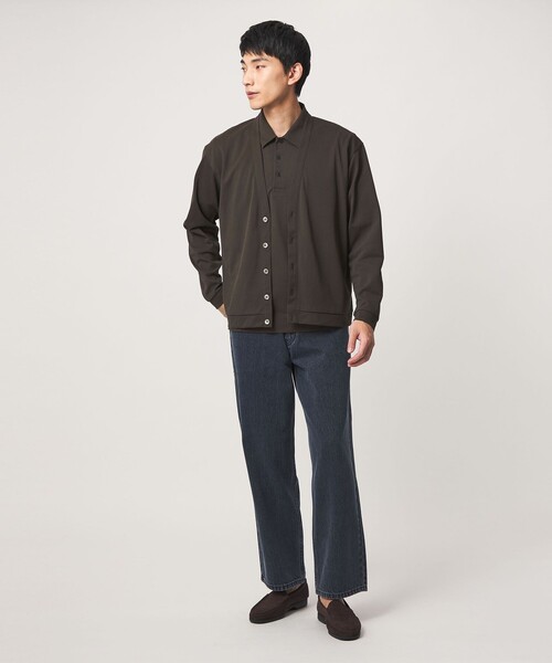 green label relaxing(グリーンレーベルリラクシング)の「アイスコットン カノコ ポロシャツ -接触冷感-(ポロシャツ・メンズ・ネイビー/ライトグレー/ダークブラウン・S/L/XL/M)」の13枚目の写真