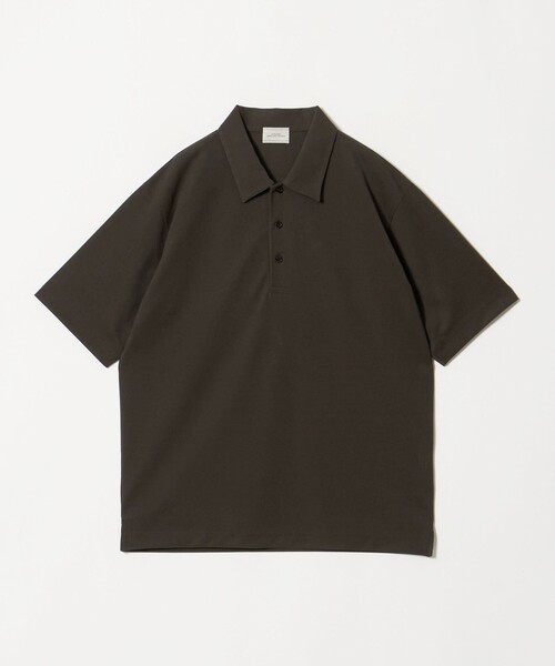 green label relaxing(グリーンレーベルリラクシング)の「アイスコットン カノコ ポロシャツ -接触冷感-(ポロシャツ・メンズ・ネイビー/ライトグレー/ダークブラウン・S/L/XL/M)」の20枚目の写真