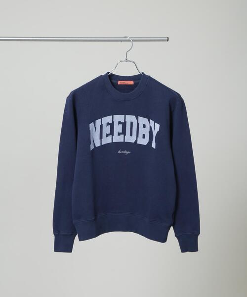 新品 タグ類無し ST.ALBANSロゴスウェット ネイビー 現在完売品 NEEDBY heritage/「STEVELOUR」別注 HUDSON S（スウェット）｜NEEDBY