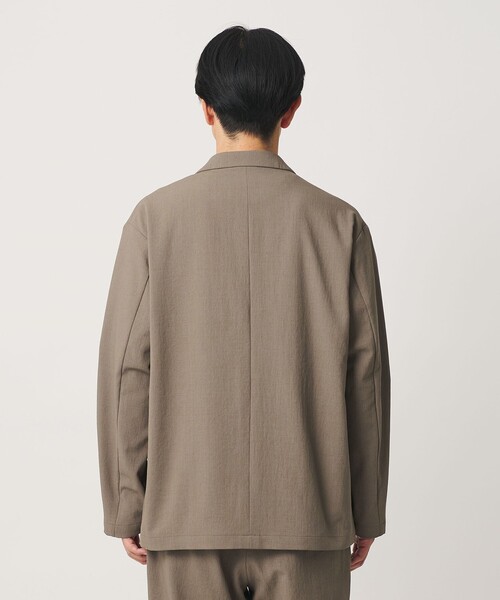 BEAUTY&YOUTH UNITED ARROWS(ビューティーアンドユースユナイテッドアローズ)の「KOMATSU ドビー リラックス ジャケット ストレッチ 吸水速乾 セットアップ対応(テーラードジャケット・メンズ・ベージュ/ブラック・XL/M/L/S)」の10枚目の写真