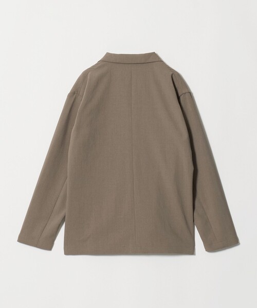 BEAUTY&YOUTH UNITED ARROWS(ビューティーアンドユースユナイテッドアローズ)の「KOMATSU ドビー リラックス ジャケット ストレッチ 吸水速乾 セットアップ対応(テーラードジャケット・メンズ・ベージュ/ブラック・XL/M/L/S)」の12枚目の写真