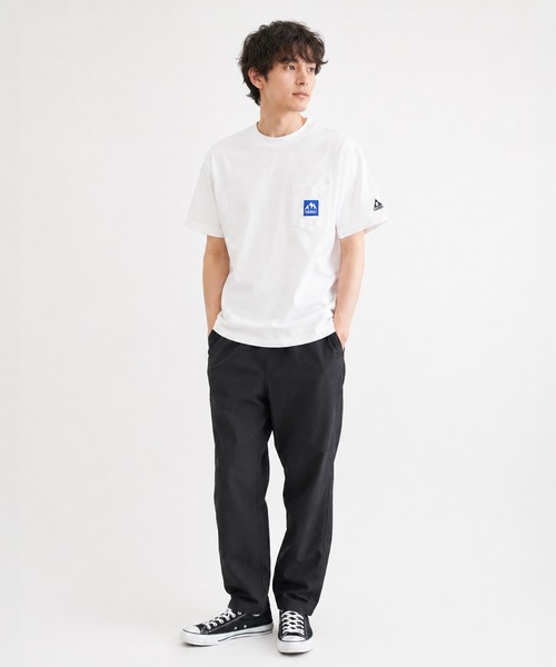 GERRY（ジェリー）の「GERRY ジェリー  メンズ半袖Tシャツ  ポケット付 無地 ロゴ（Tシャツ/カットソー・メンズ・ネイビー/ブラック/ホワイト・M/L/XL）」の6枚目の写真