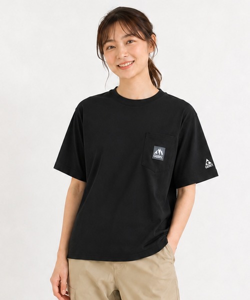 GERRY（ジェリー）の「GERRY ジェリー  メンズ半袖Tシャツ  ポケット付 無地 ロゴ（Tシャツ/カットソー・メンズ・ネイビー/ブラック/ホワイト・M/L/XL）」の14枚目の写真