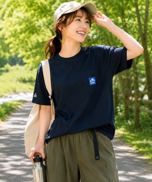 GERRY（ジェリー）の「GERRY ジェリー  メンズ半袖Tシャツ  ポケット付 無地 ロゴ（Tシャツ/カットソー・メンズ・ネイビー/ブラック/ホワイト・M/L/XL）」の22枚目の写真