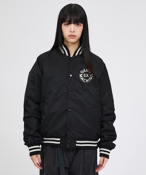 DEUS EX MACHINA（デウスエクスマキナ）の「【DEUS EX MACHINA / デウス】Stadium Jacket / スタジアムジャケット / ユニセックス（スタジャン・メンズ・ブラック・M/L）」の11枚目の写真
