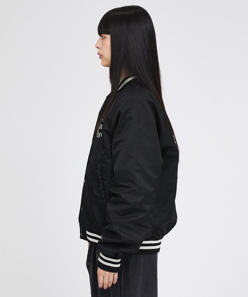 DEUS EX MACHINA（デウスエクスマキナ）の「【DEUS EX MACHINA / デウス】Stadium Jacket / スタジアムジャケット / ユニセックス（スタジャン・メンズ・ブラック・M/L）」の10枚目の写真