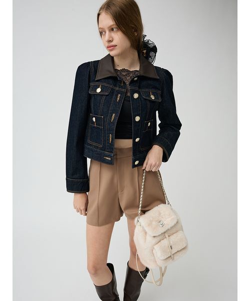 LILY BROWN(リリーブラウン)の「キーモチーフ2wayバックパック(バックパック/リュック・レディース・ブラウン/ブラック/オフホワイト・F)」の18枚目の写真