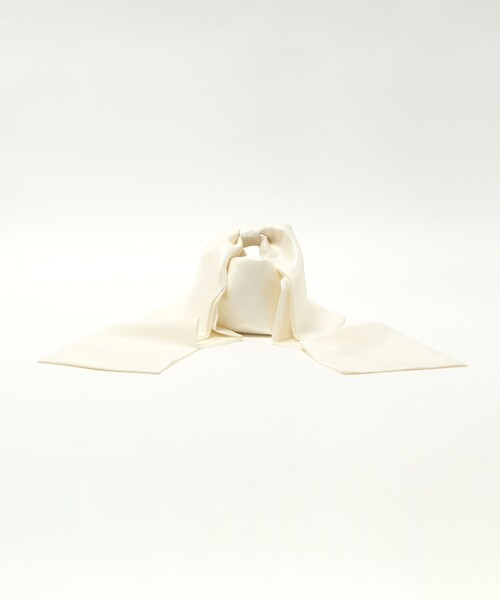 Steven Alan(スティーブンアラン)の「<TENDRESSE STUDIO >BOW BAG/ハンドバッグ(ハンドバッグ・レディース・ホワイト・FREE)」の1枚目の写真