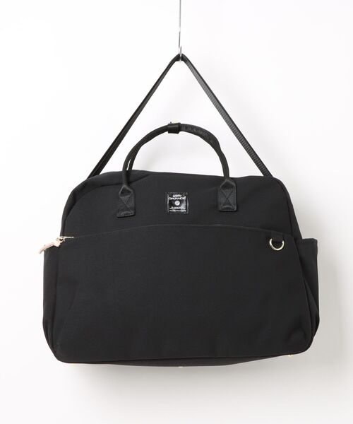 anello(アネロ)の「大容量 撥水ポリエステル 2WAY ボストンバッグ ショルダーベルト付き MARTシリーズ(ボストンバッグ・レディース・グレー/ブラック/グレイッシュベージュ・FREE)」の1枚目の写真