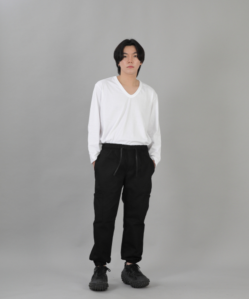 SAINTCREW(セントクルー)の「インハウスカーゴジョガーパンツ IHC-359 ブラック(スウェットパンツ・メンズ・その他・MEDIUM/LARGE/X-LARGE)」の5枚目の写真