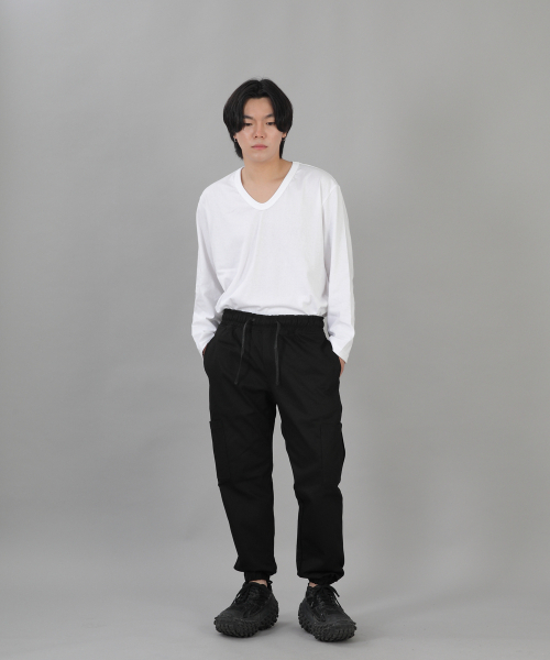 SAINTCREW(セントクルー)の「インハウスカーゴジョガーパンツ IHC-359 ブラック(スウェットパンツ・メンズ・その他・MEDIUM/LARGE/X-LARGE)」の6枚目の写真