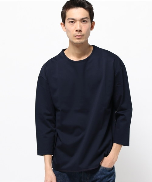 URBAN RESEARCH（アーバンリサーチ）の「UR ビックシルエットジャージー8分袖Tシャツ（Tシャツ/カットソー・メンズ・グレー/ホワイト/ネイビー・LARGE/MEDIUM）」の13枚目の写真