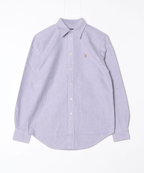 POLO RALPH LAUREN（ポロ ラルフ ローレン）の「クラシック フィット コットン オックスフォード シャツ（シャツ/ブラウス・レディース・パープル・S/M/XS）」の7枚目の写真