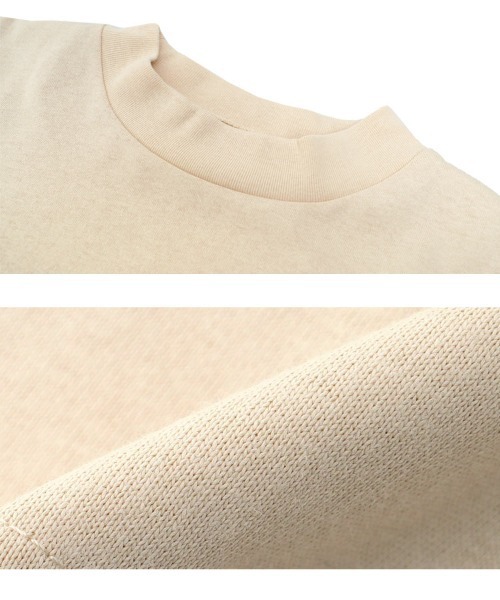 KOBE LETTUCE（コウベレタス）の「[ 汗じみ防止＆UVカット ] クロップドクルーネックボックスTシャツ（Tシャツ/カットソー・レディース・ネイビー/ブラック/オレンジ系/杢グレー/アイボリー/カーキ系/オフホワイト・M）」の20枚目の写真