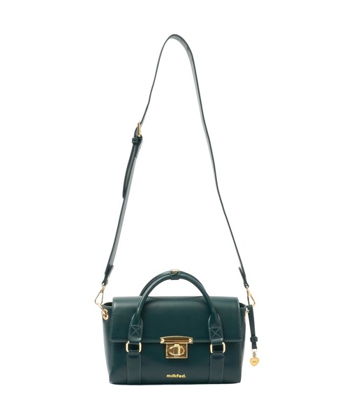 MILKFED.(ミルクフェド)の「2WAY TOP HANDLE BAG(ショルダーバッグ・レディース・グリーン/ブラック/ブラウン・ONE SIZE)」の17枚目の写真