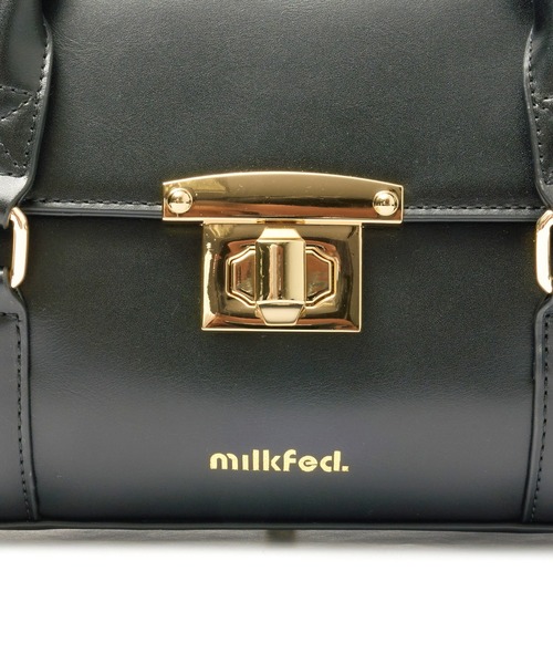 MILKFED.(ミルクフェド)の「2WAY TOP HANDLE BAG(ショルダーバッグ・レディース・グリーン/ブラック/ブラウン・ONE SIZE)」の22枚目の写真