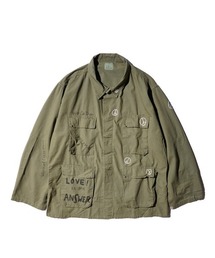 THRIFTY LOOK（スリフティールック）の「THRIFTY LOOK スリフティルック / DOODLE US MADE COTTON RIP BDU（ミリタリージャケット）」