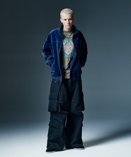 glamb（グラム）の「Padded Cargo Baggy Pants / パデッドカーゴバギーパンツ（カーゴパンツ・メンズ・カーキ/ブラック・S/L/M）」の9枚目の写真
