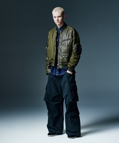 glamb（グラム）の「Padded Cargo Baggy Pants / パデッドカーゴバギーパンツ（カーゴパンツ・メンズ・カーキ/ブラック・S/L/M）」の11枚目の写真
