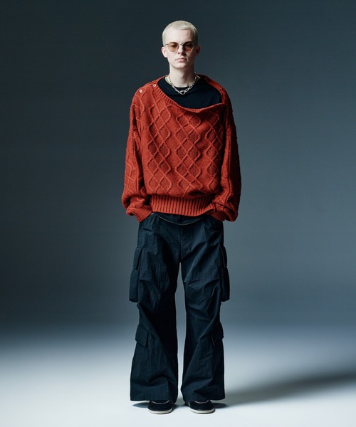 glamb（グラム）の「Padded Cargo Baggy Pants / パデッドカーゴバギーパンツ（カーゴパンツ・メンズ・カーキ/ブラック・S/L/M）」の13枚目の写真