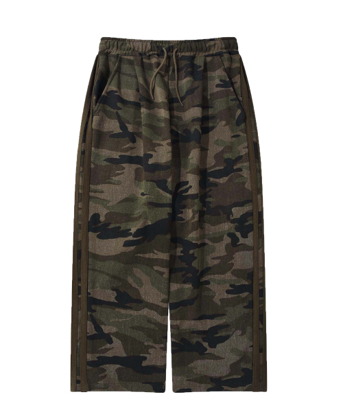 KANEITEI(カネイテイ)の「LOOSE FIT TRACK SWEAT PANTS (CAMO)(スウェットパンツ・レディース・デザートカモ・MEDIUM/LARGE/X-LARGE)」の2枚目の写真