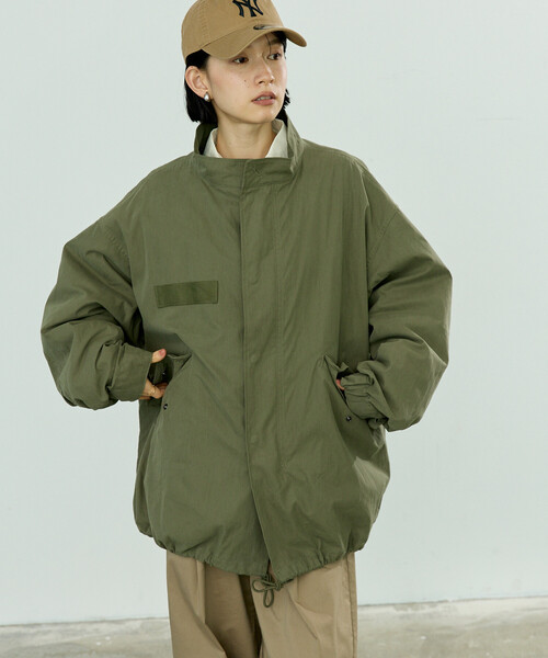 FREAK'S STORE(フリークスストア)の「【セットアイテム】M-65 ショート 3Way キルトライナーセット/ショートモッズコート(モッズコート・レディース・カーキ/オリーブ/ブラック/ブルー・フリ-)」の5枚目の写真