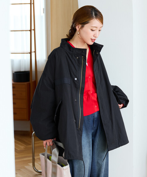 FREAK'S STORE(フリークスストア)の「【セットアイテム】M-65 ショート 3Way キルトライナーセット/ショートモッズコート(モッズコート・レディース・カーキ/オリーブ/ブラック/ブルー・フリ-)」の19枚目の写真