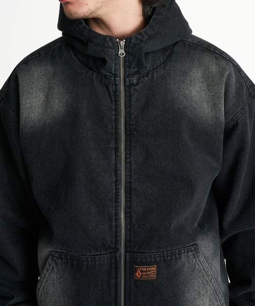 VOLCOM(ボルコム)の「VOLCOM/ボルコム アウター フードジャケット 中綿 ジップアップ パーカー BG052751(その他アウター・メンズ・インディゴブルー/ブラック・L/XL/M)」の13枚目の写真
